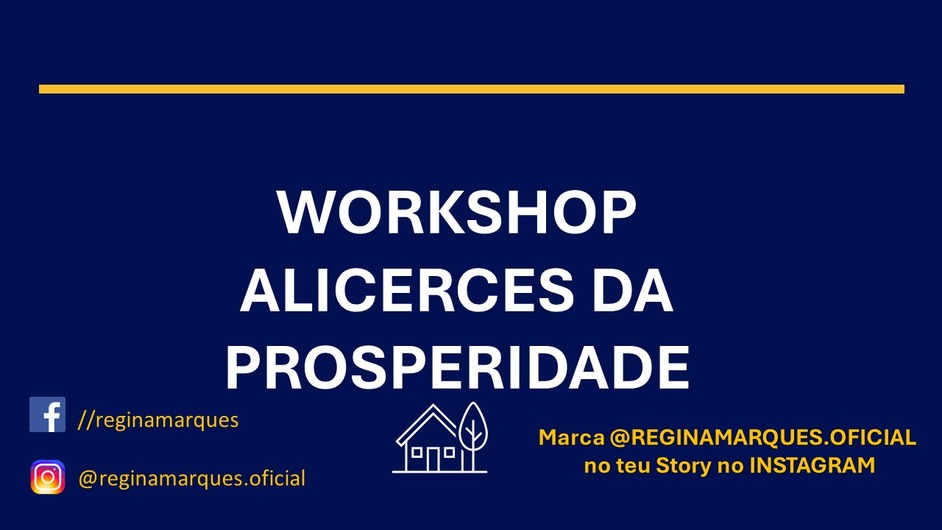 Workshop Alicerces da Prosperidade